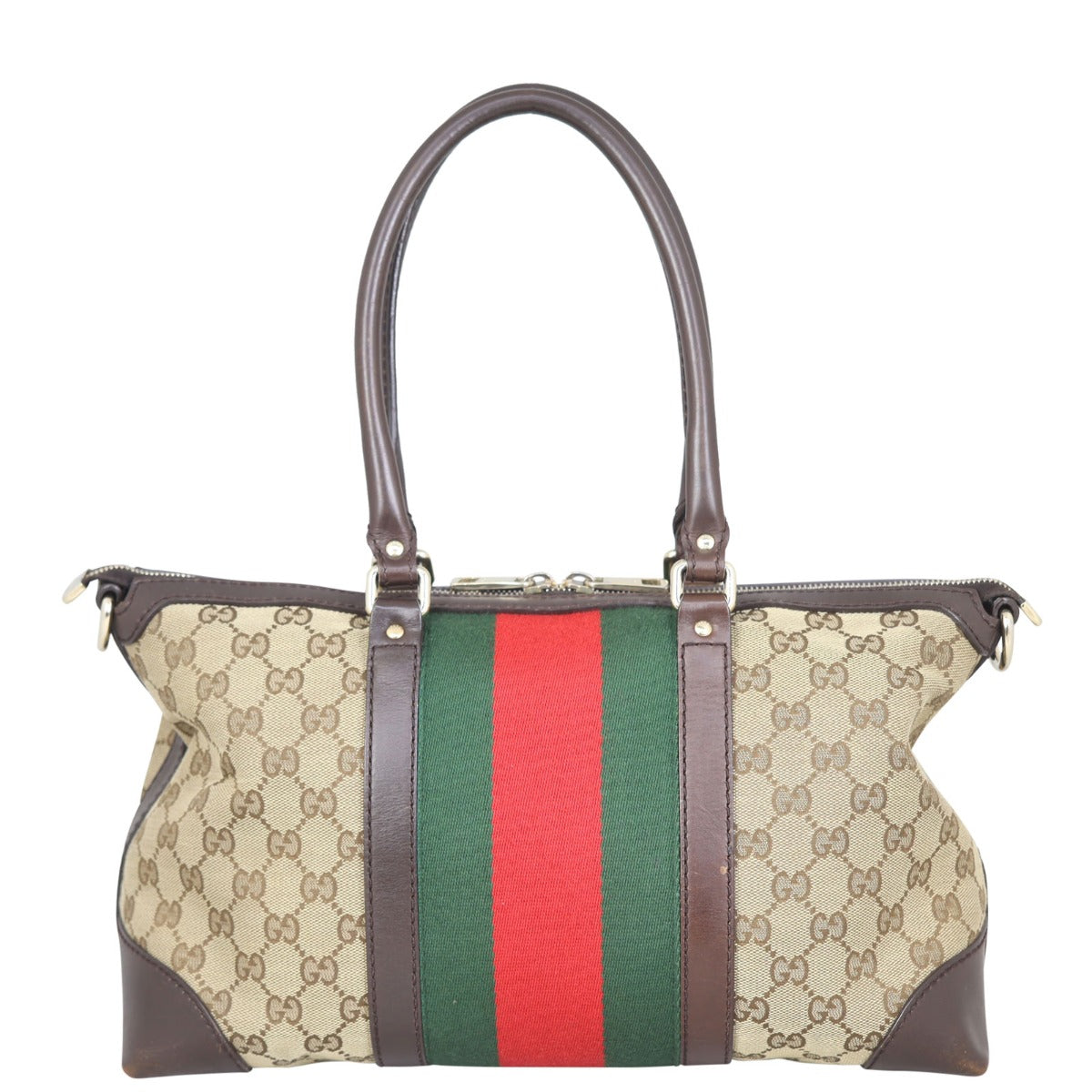 Gucci GG Canvas Rania Top Handle Bag