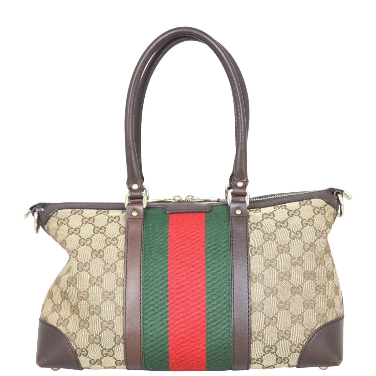 Gucci GG Canvas Rania Top Handle Bag