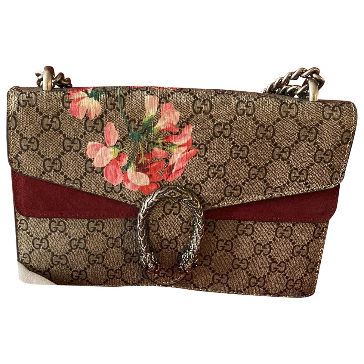Gucci dionysus brown cloth handbag