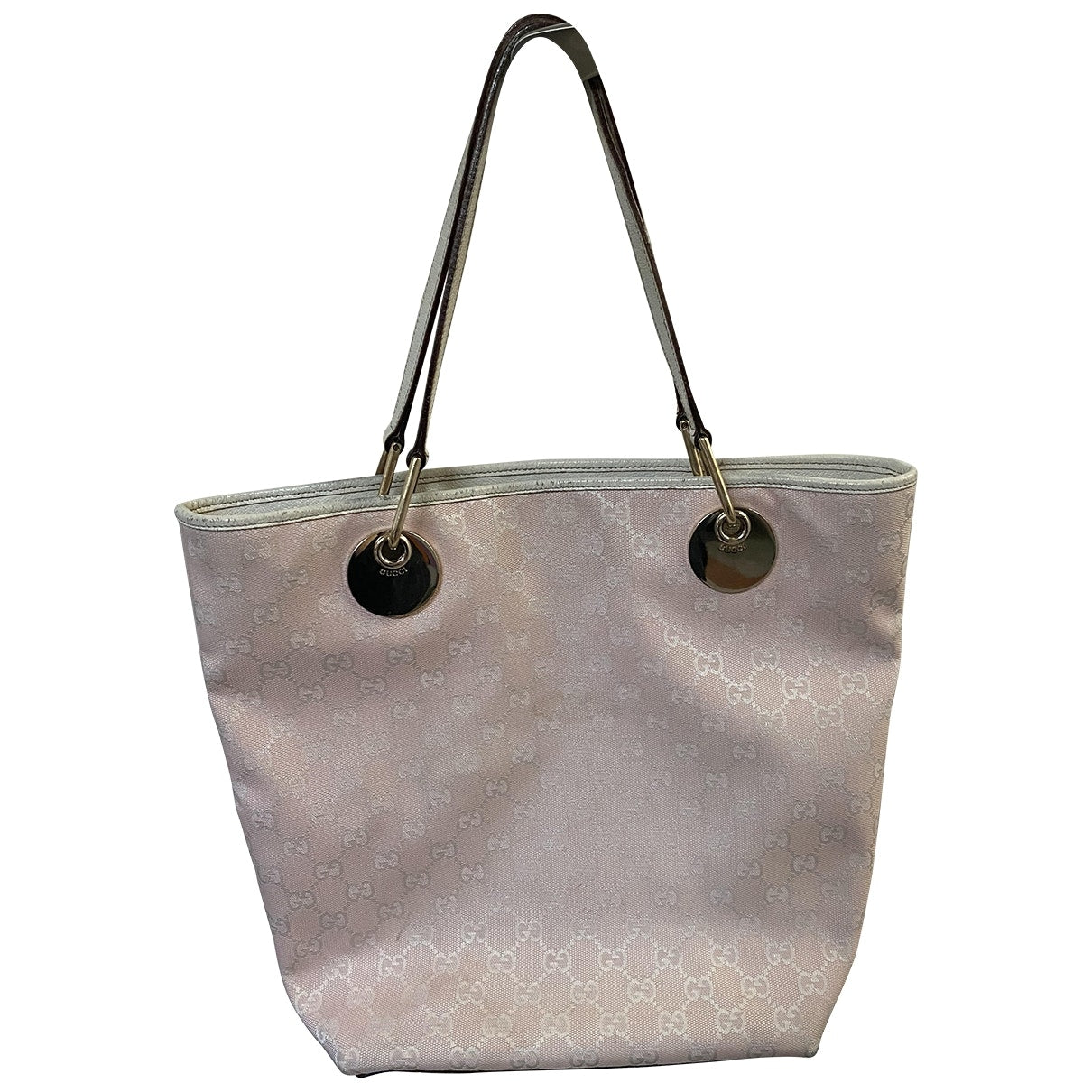 Gucci pink cloth handbag