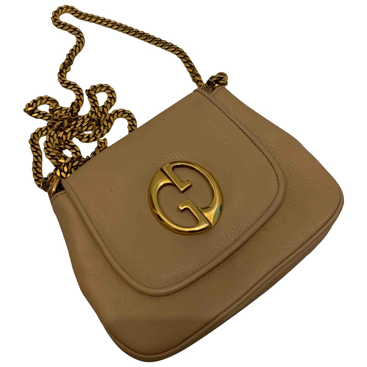 Gucci beige leather handbag