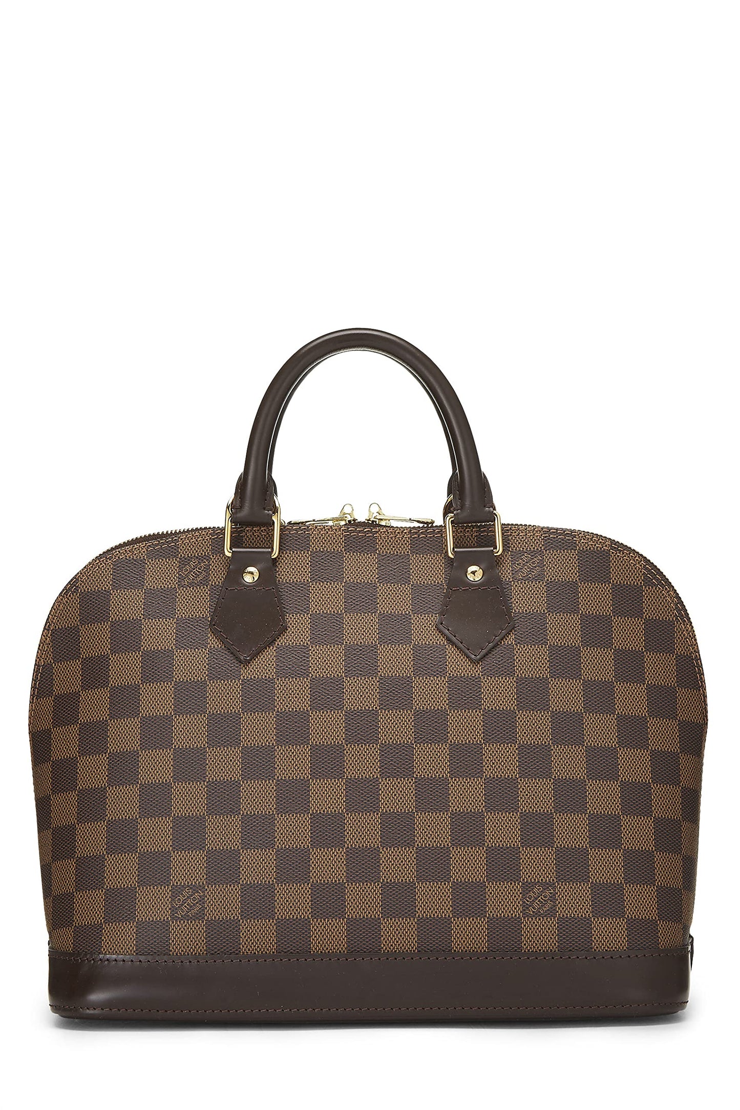 Louis Vuitton,  Damier Ebene Alma PM, Brown