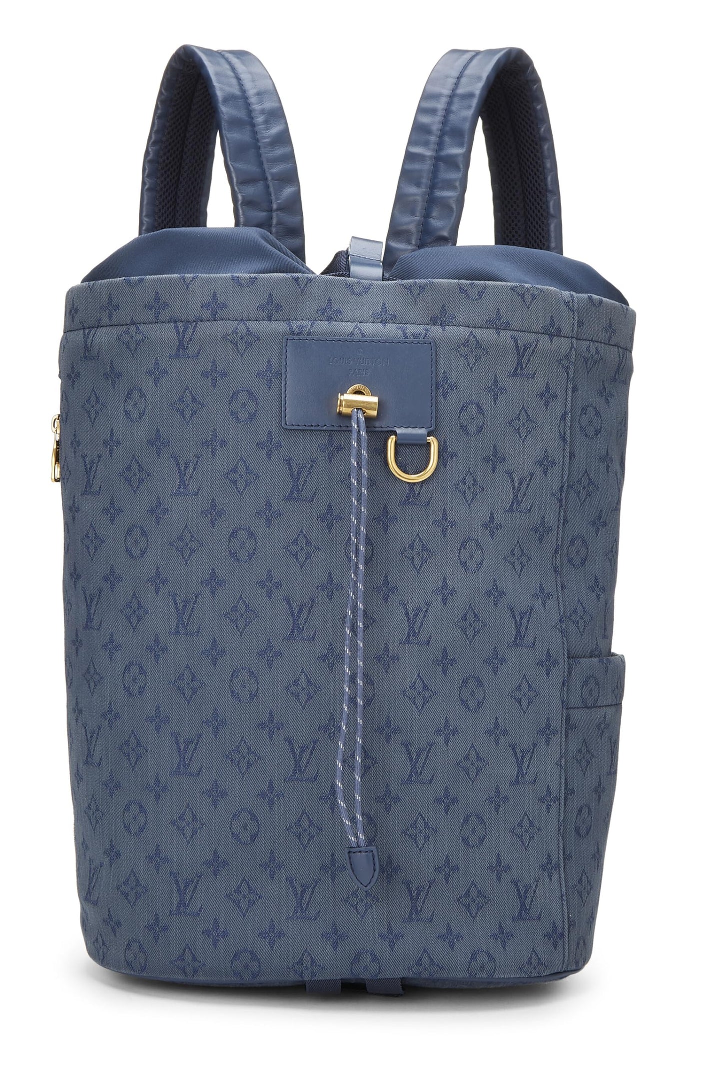 Louis Vuitton,  Blue Monogram Denim Chalk Backpack, Blue