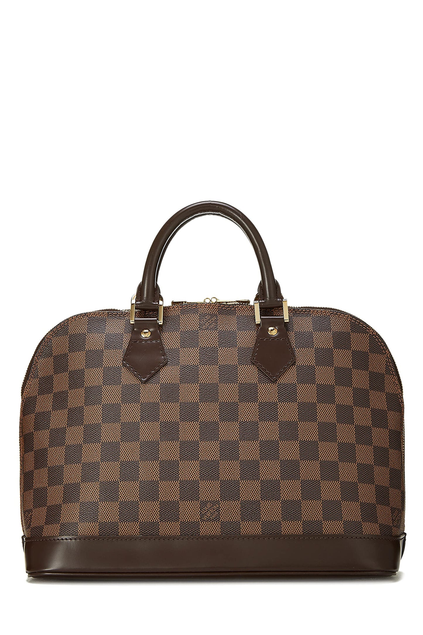 Louis Vuitton,  Damier Ebene Alma PM, Brown