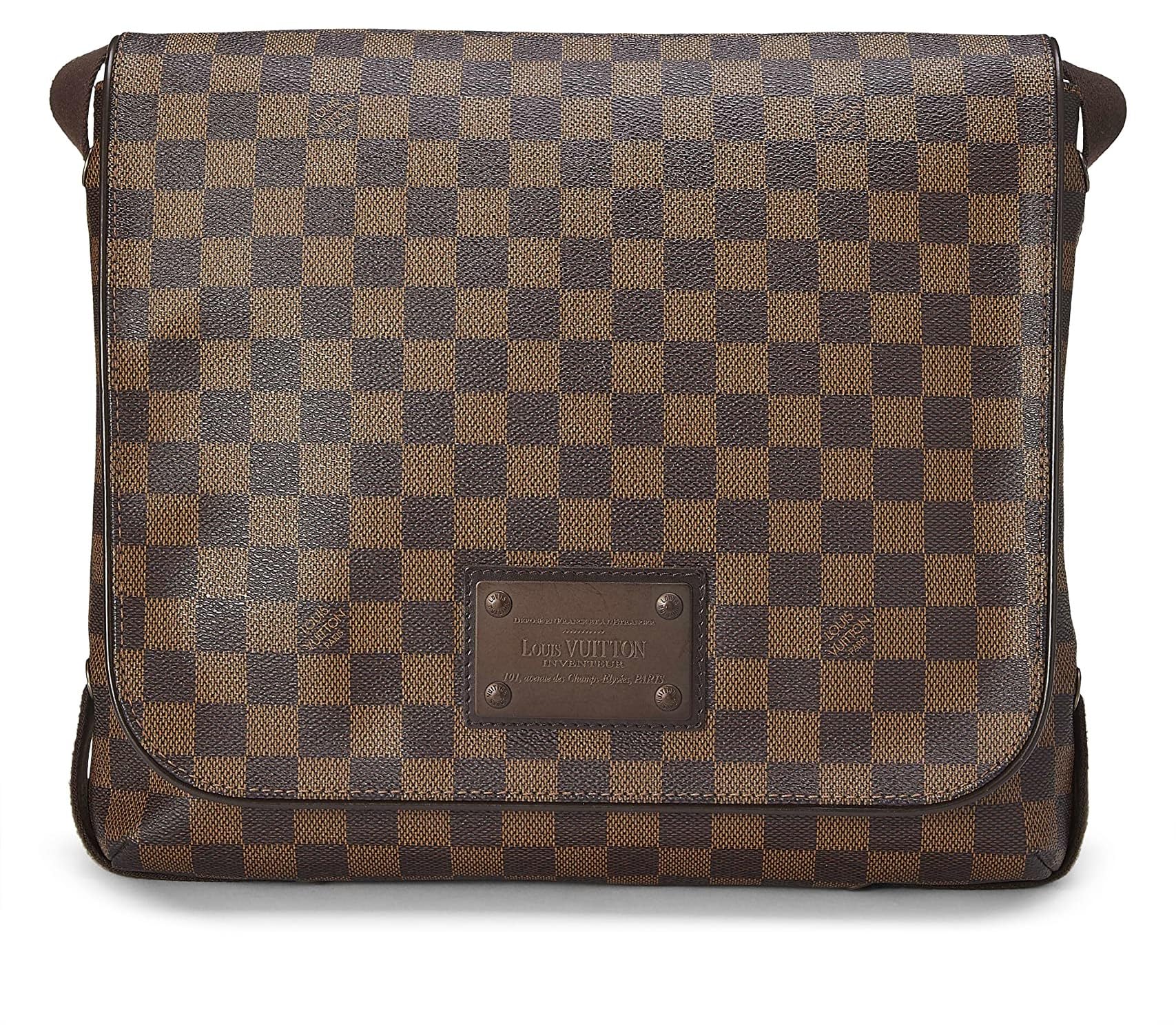 Louis Vuitton,  Damier Ebene Brooklyn MM, Brown