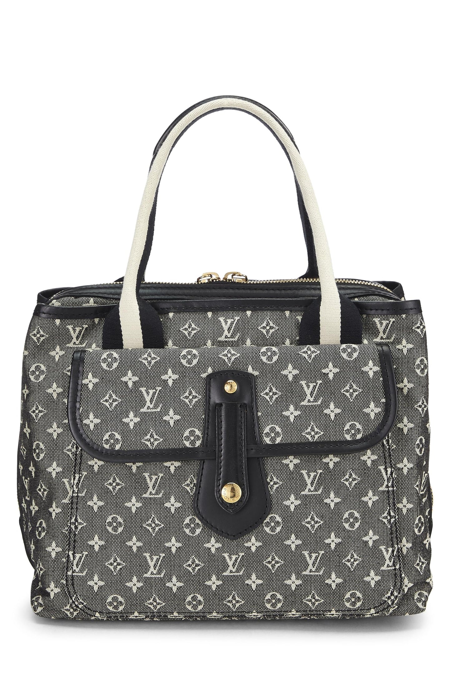 Louis Vuitton,  Black Monogram Mini Lin Sac Mary Kate, Black