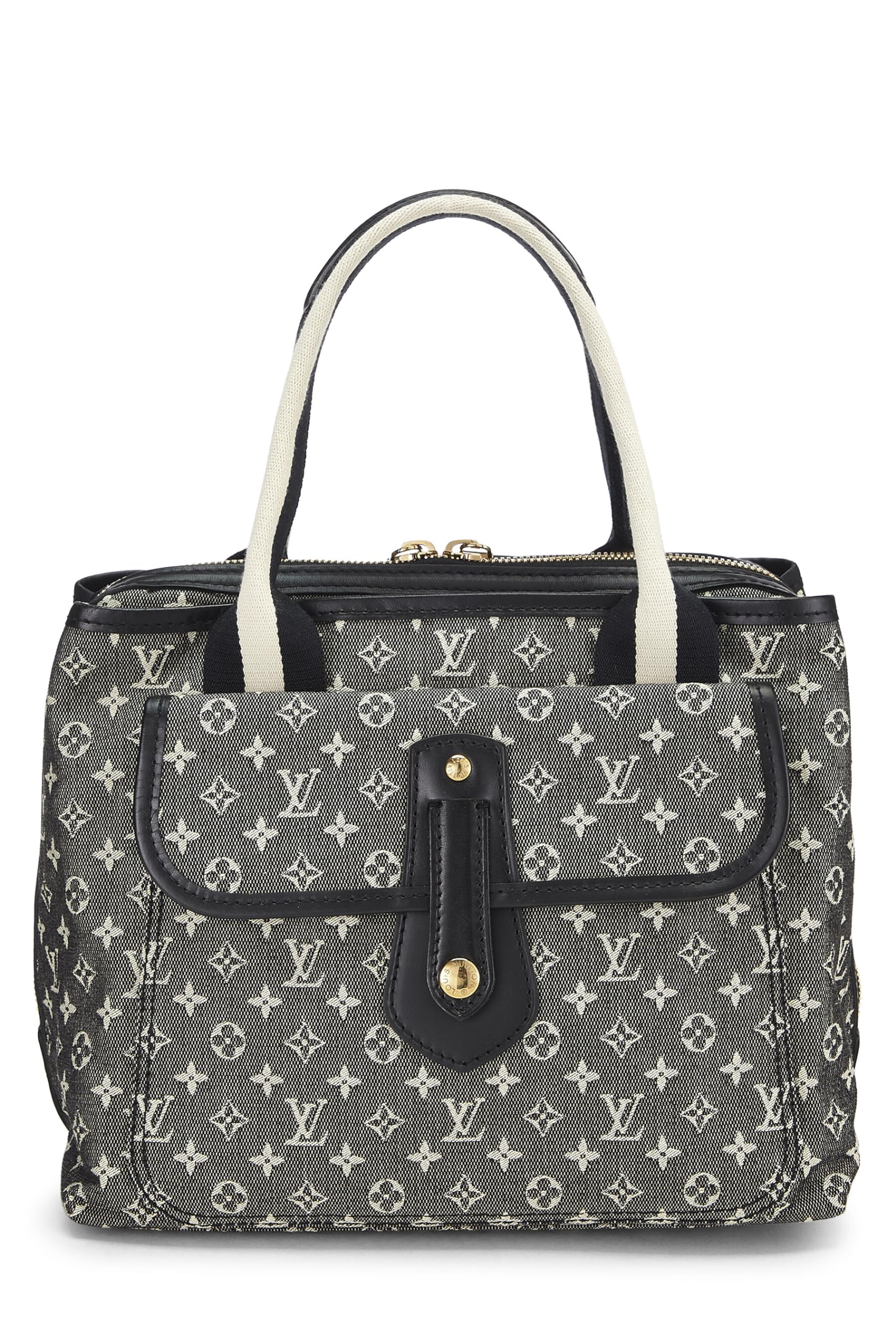 Louis Vuitton,  Black Monogram Mini Lin Sac Mary Kate, Black