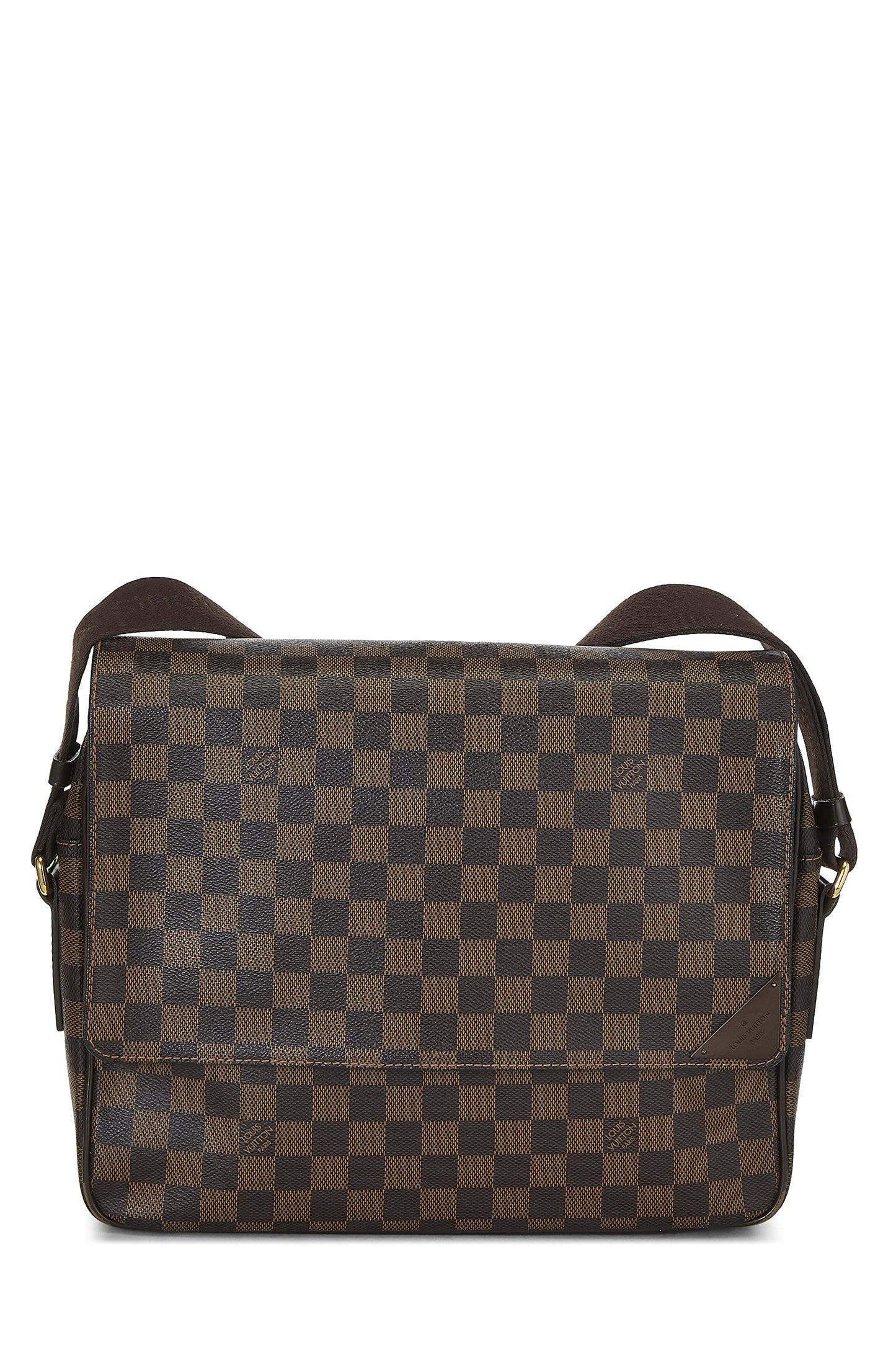 Louis Vuitton,  Damier Ebene Shelton MM, Brown
