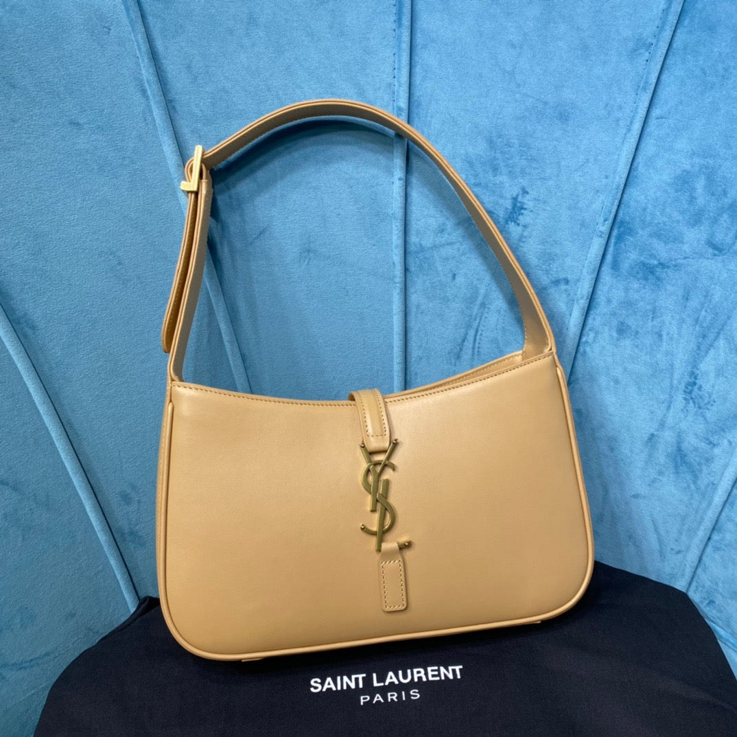 YSL Saint Laurent YSL Top Quality Le Hobo Bag In Beige Shoulder Bag
