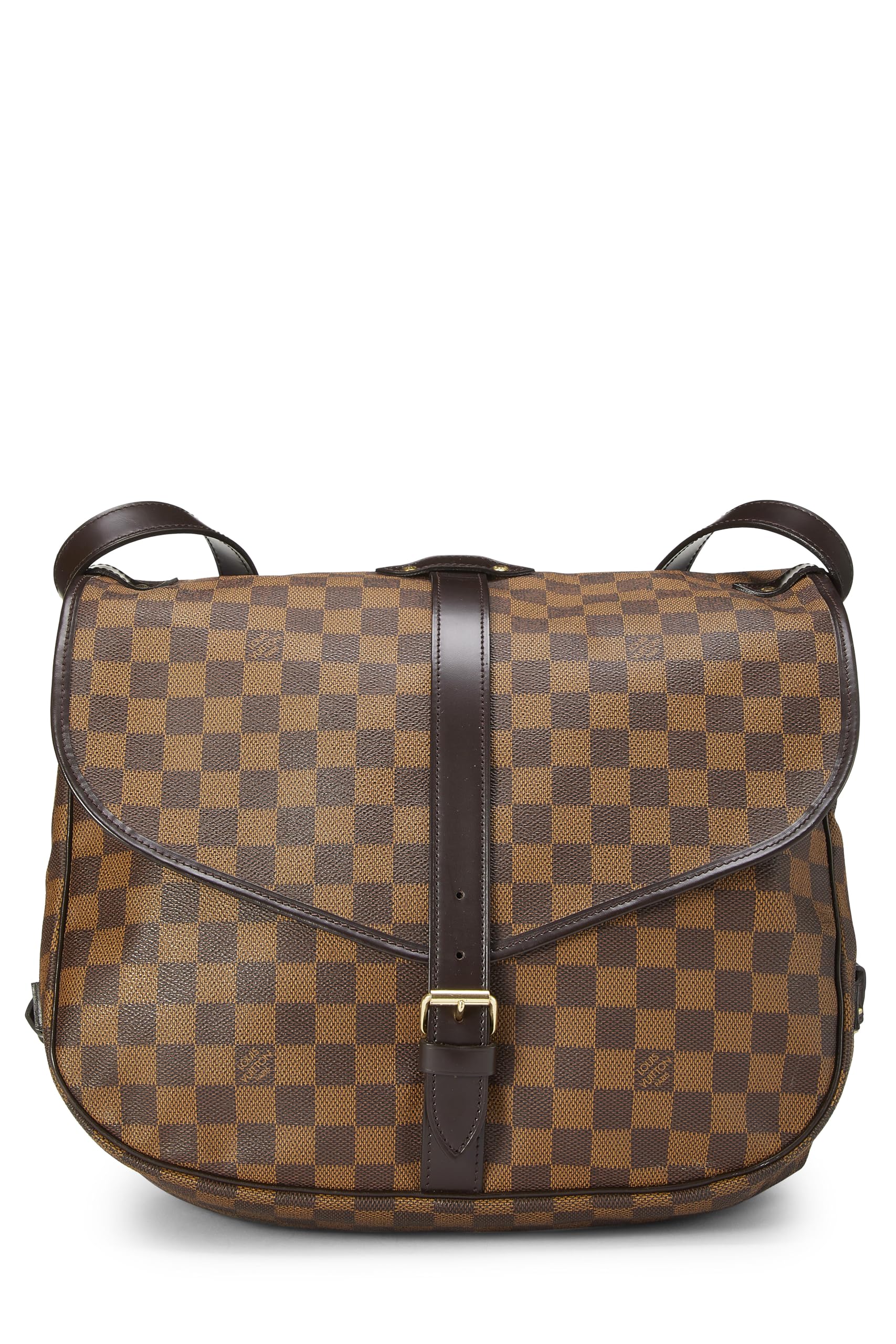 Louis Vuitton,  Damier Ebene Saumur 35, Brown