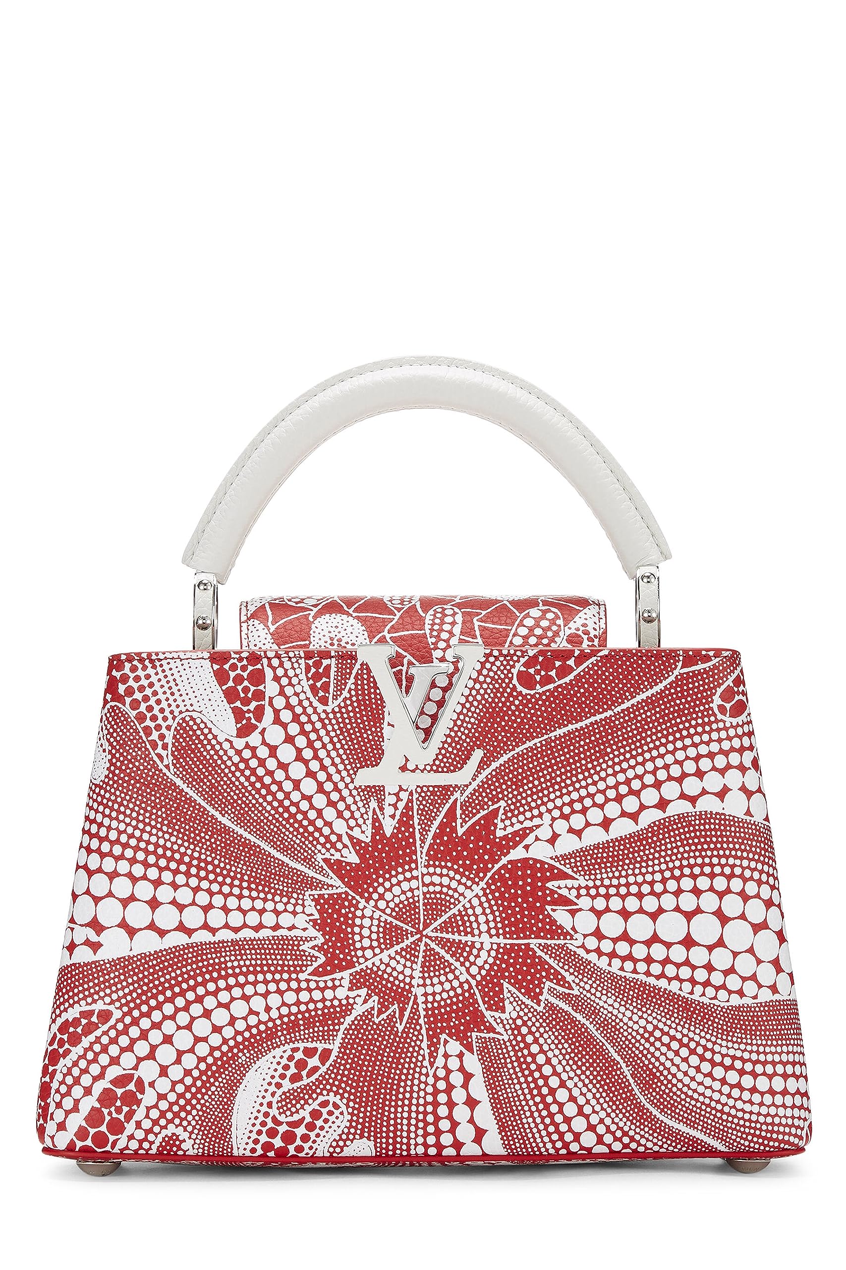 Louis Vuitton,  Yayoi Kusama x Louis Vuitton Red & White Dots Infinity Taurillon Capucines BB, Red