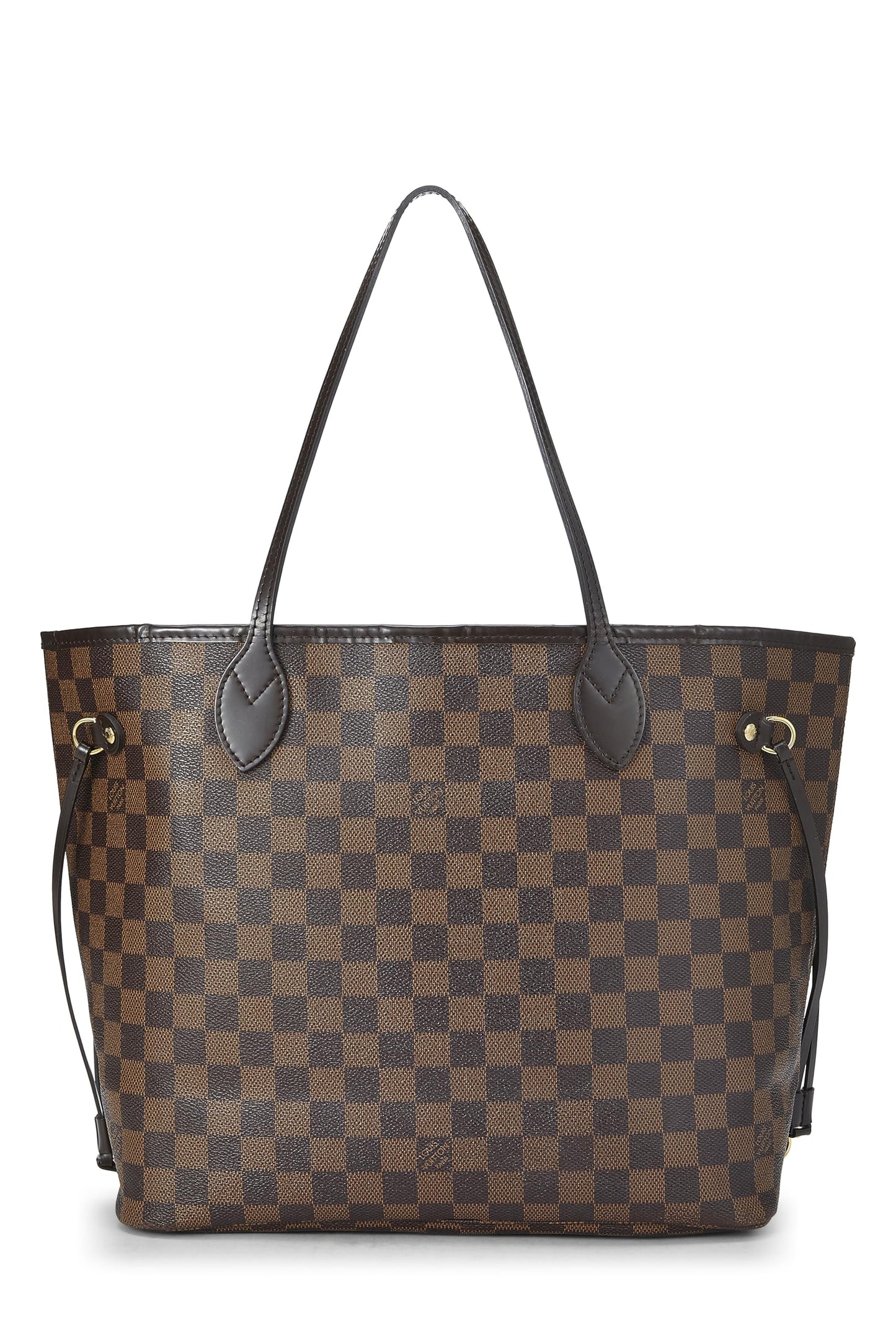 Louis Vuitton,  Damier Ebene Neverfull MM, Brown