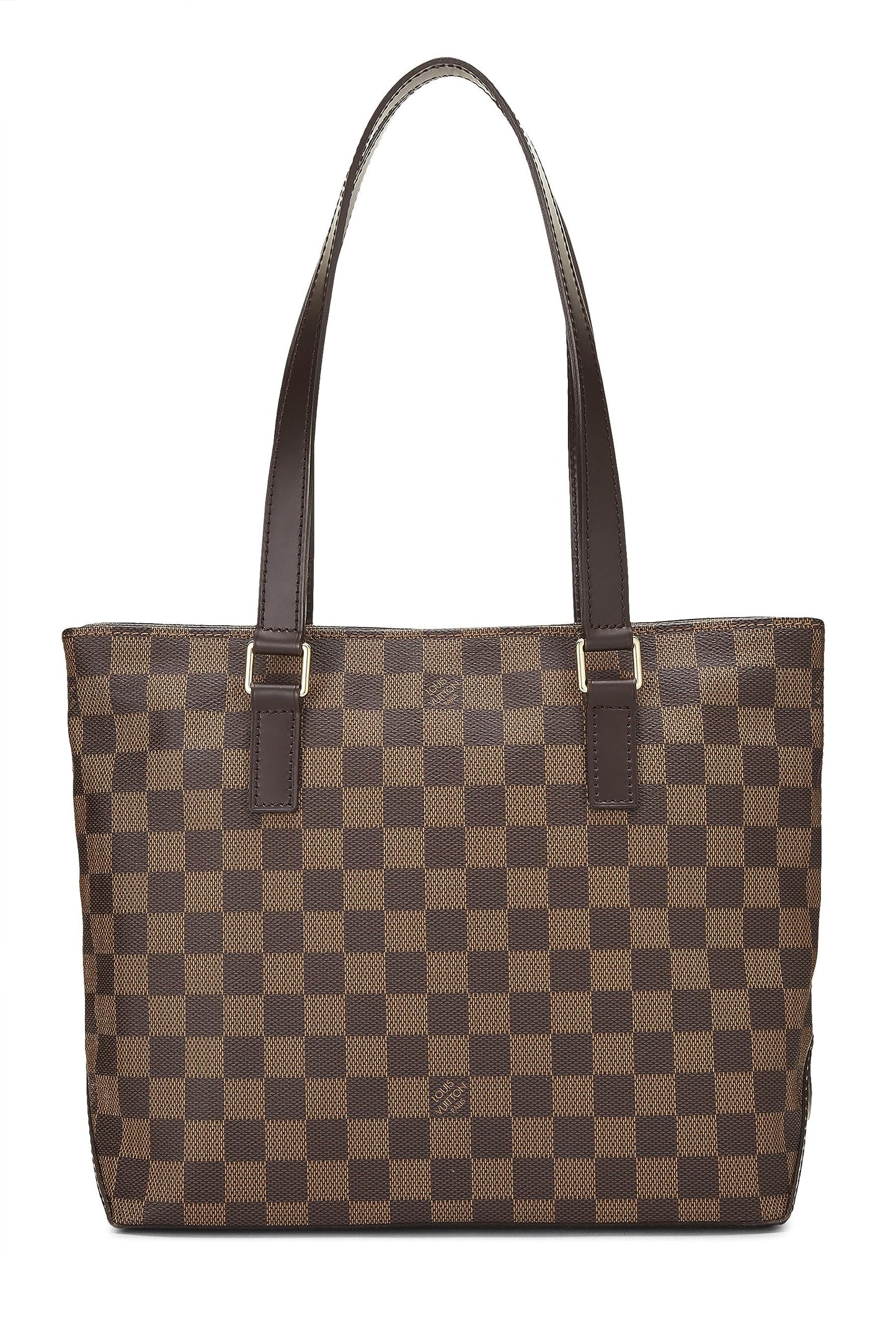 Louis Vuitton,  Damier Ebene Cabas Piano, Brown