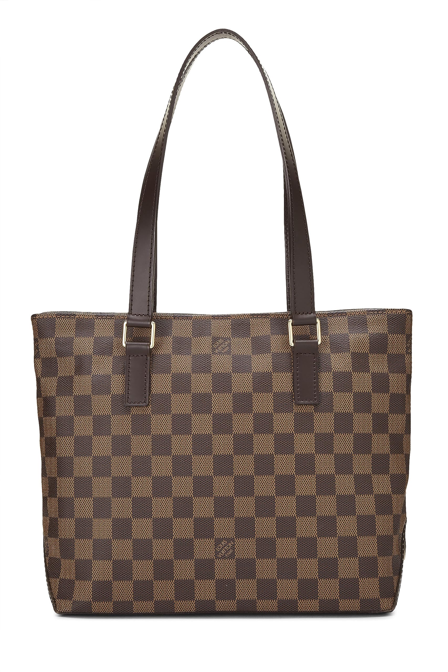 Louis Vuitton,  Damier Ebene Cabas Piano, Brown