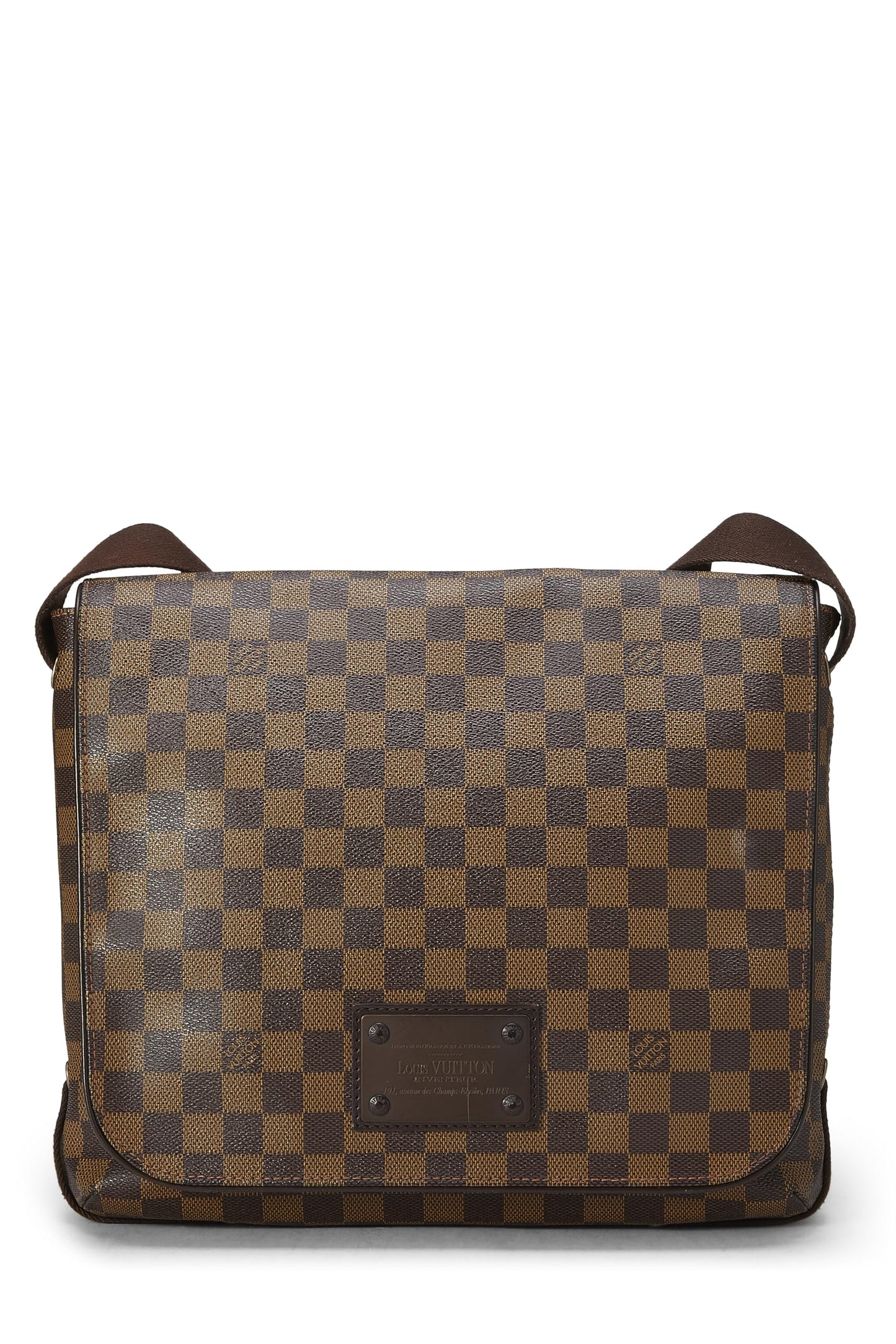 Louis Vuitton,  Damier Ebene Brooklyn MM, Brown