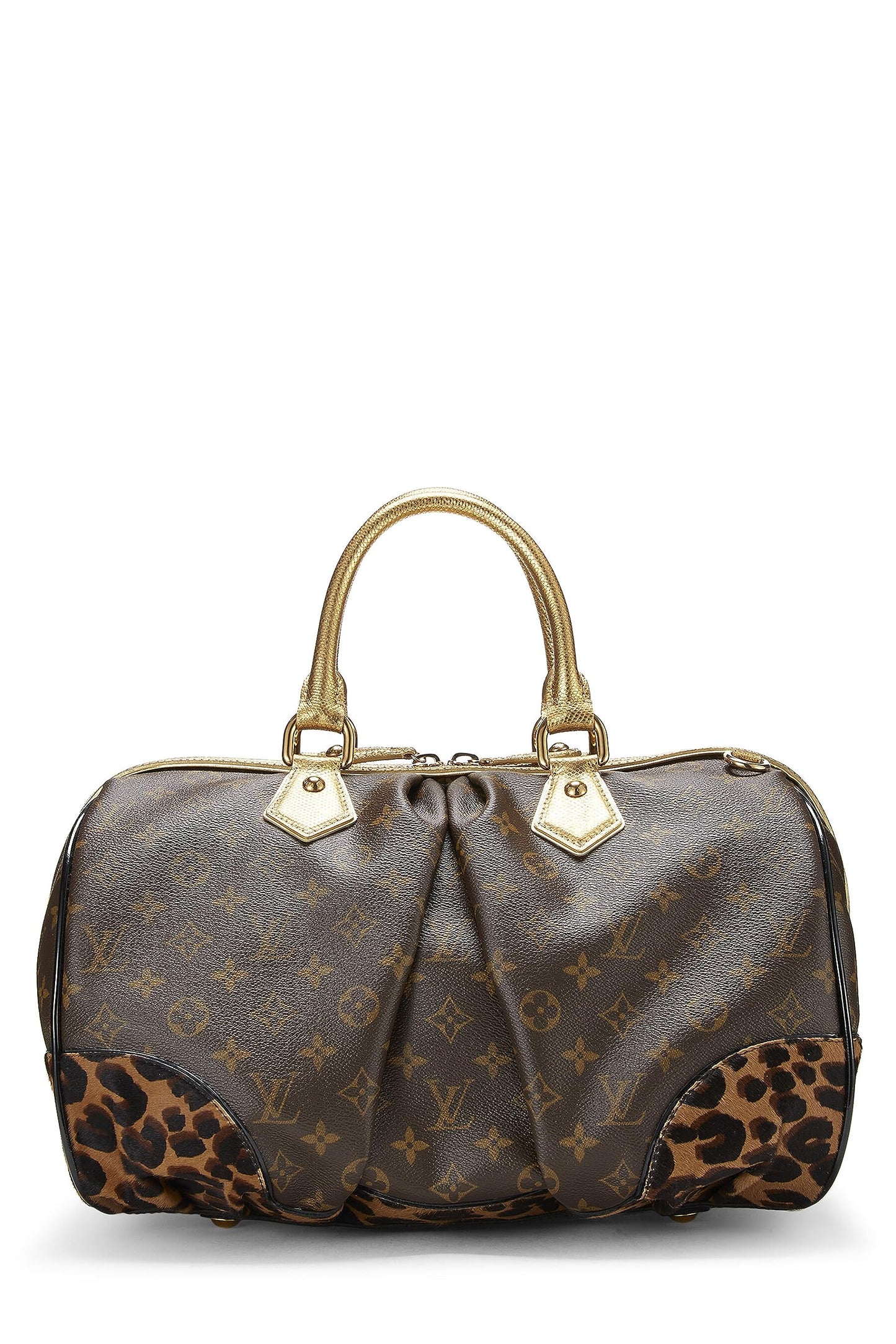 Louis Vuitton,  Brown Monogram Leopard Stephen Bag, Brown