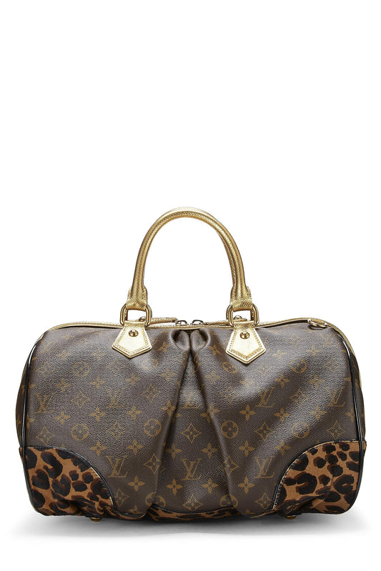 Louis Vuitton,  Brown Monogram Leopard Stephen Bag, Brown