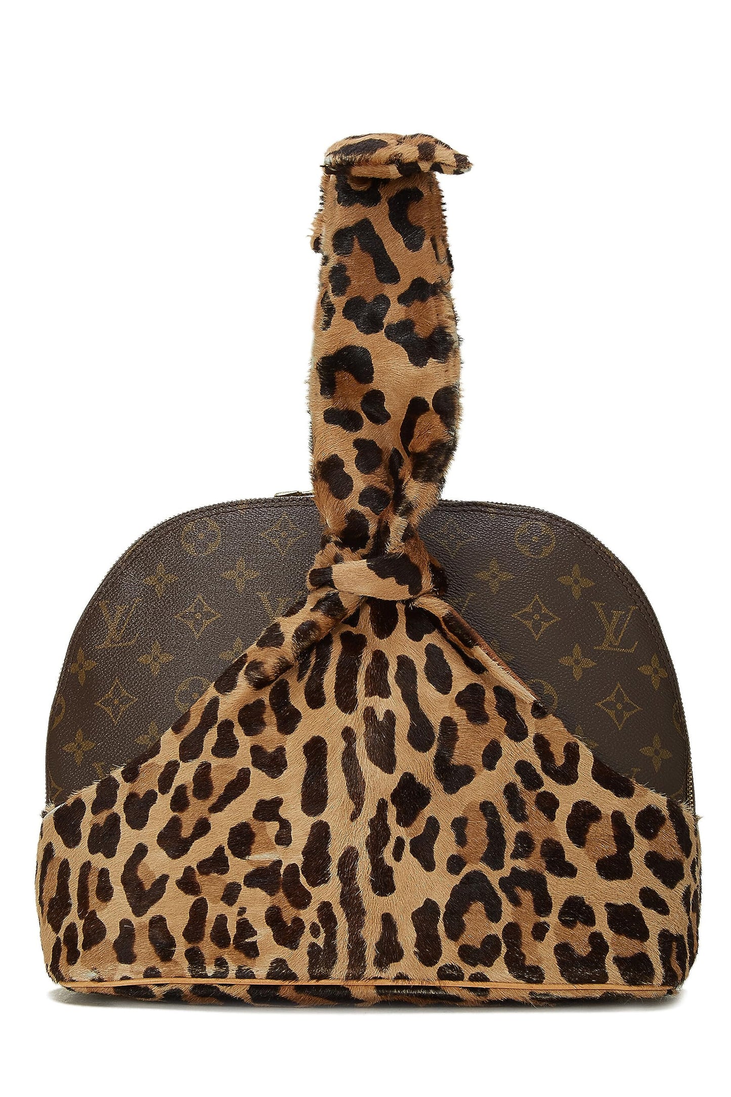 Louis Vuitton,  Alaïa x Louis Vuitton Monogram Leopard Alma, Brown