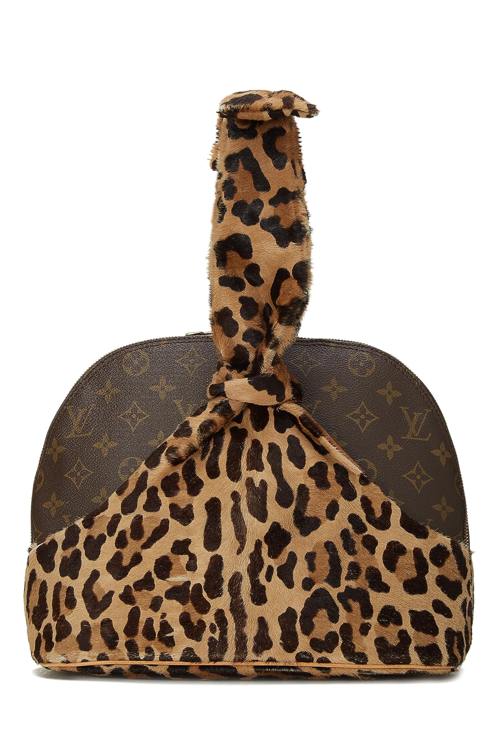 Louis Vuitton,  Alaïa x Louis Vuitton Monogram Leopard Alma, Brown