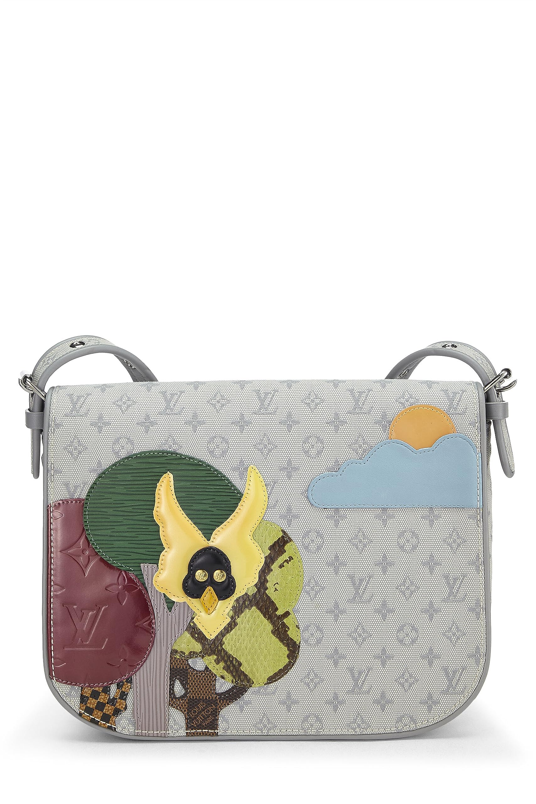 Louis Vuitton,  Grey Monogram Canvas Patchwork Conte De Fees M tte, Blue