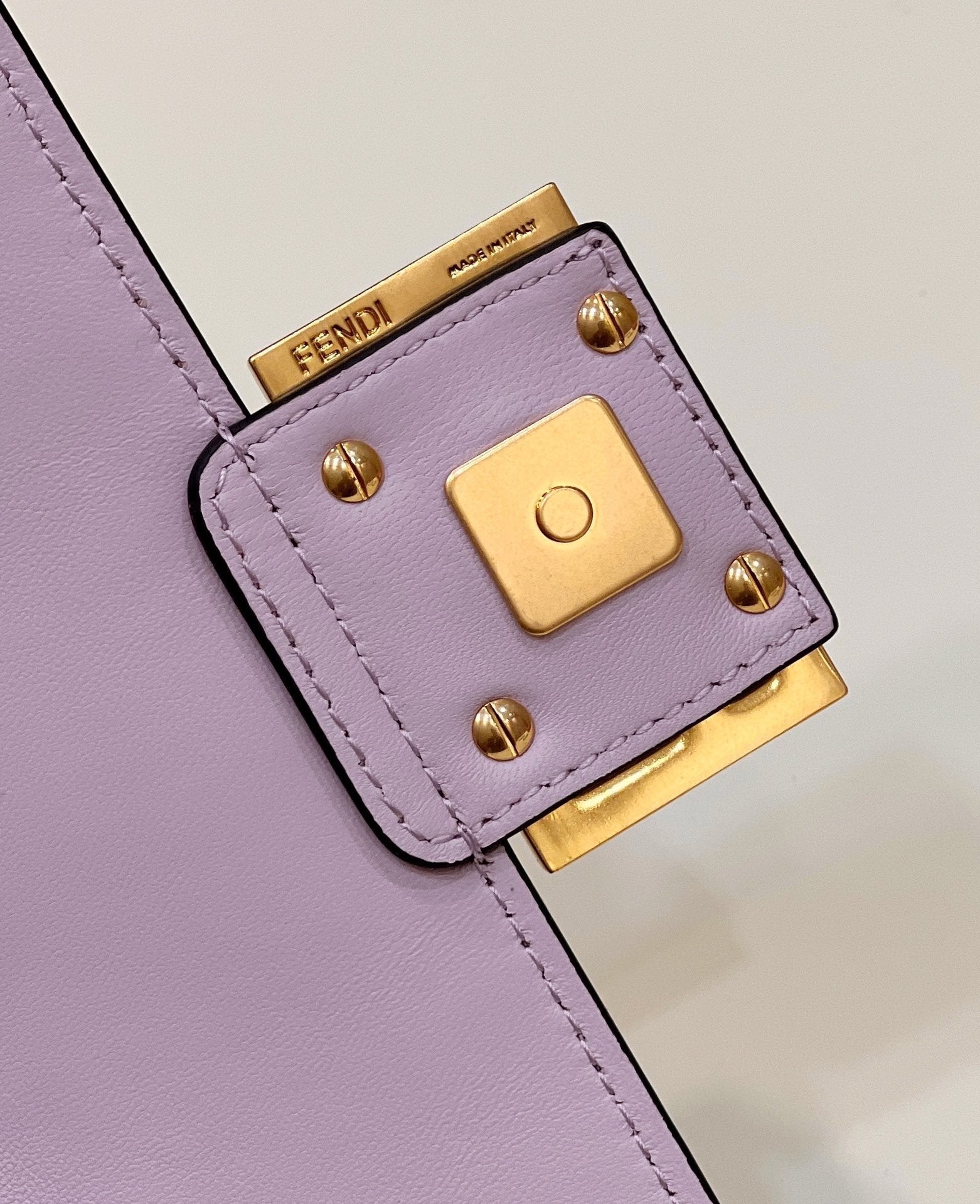 Fendi Top QualityTop Quality Baguette Purple FF Crossbody Bag
