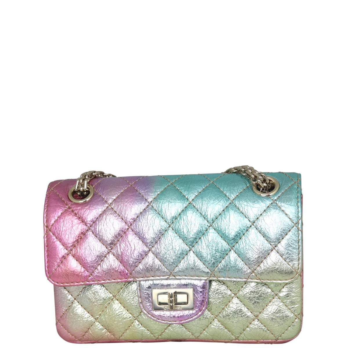 Chanel Rainbow Metallic Reissue Bag Mini Flap Mini Bag