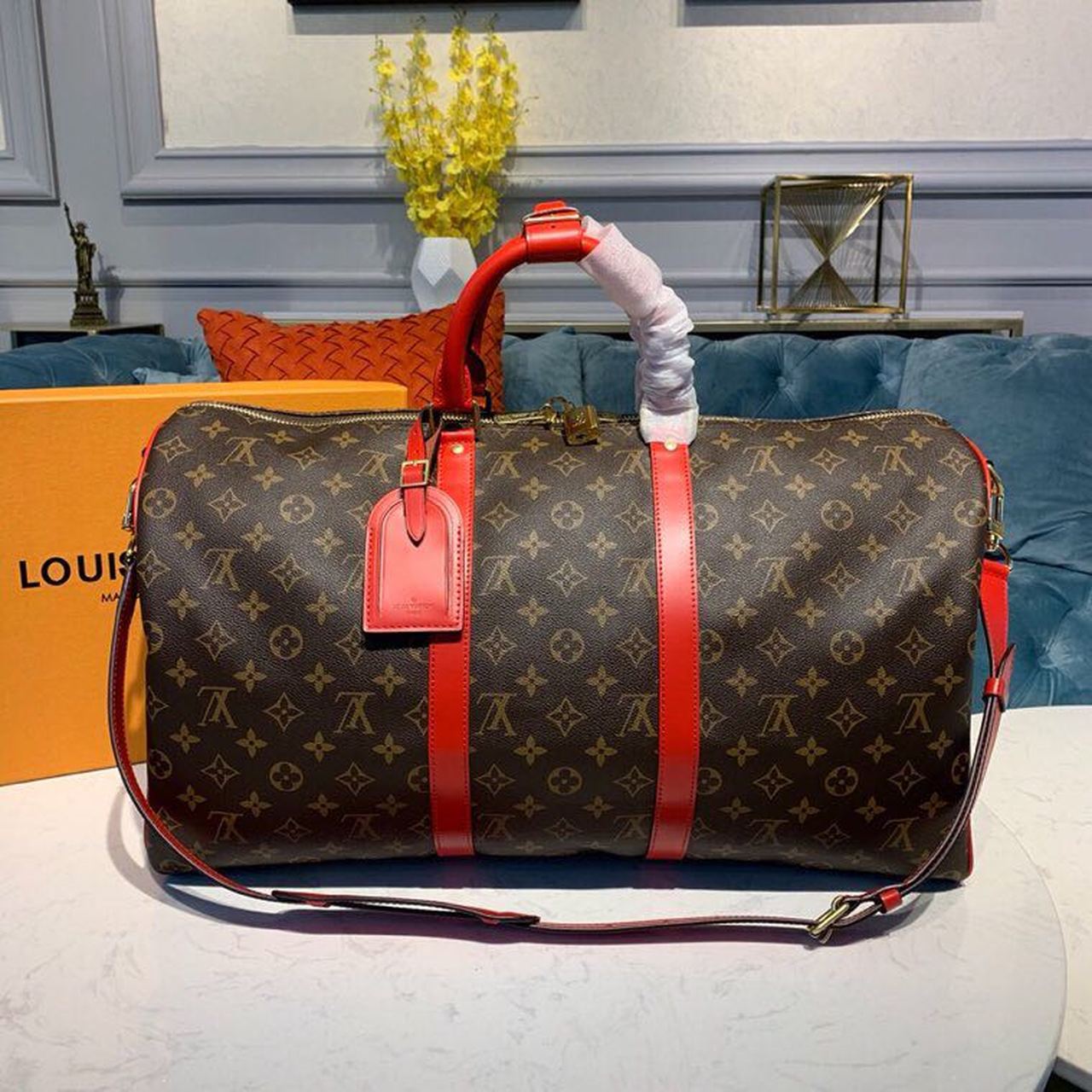 Top Quality Keepall Bandouliere For Men Bags Canvas Monogram Travel Bag