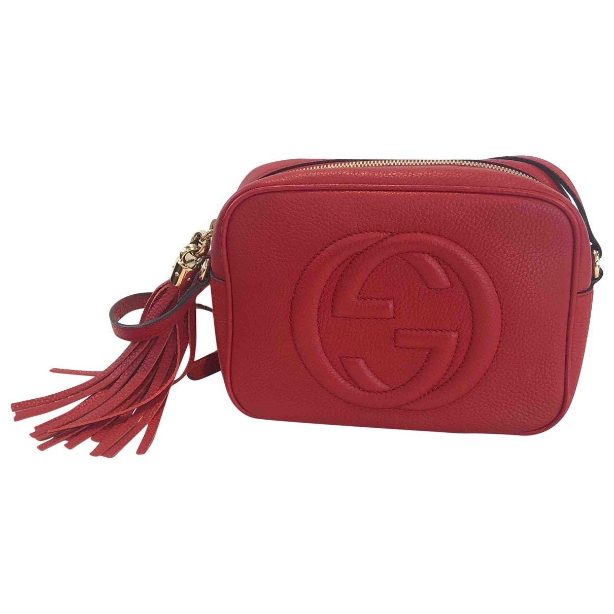 Gucci soho red leather handbag