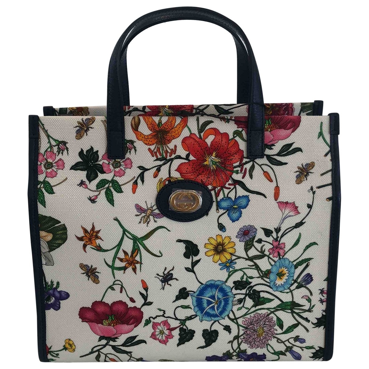 Gucci ecru cloth handbag