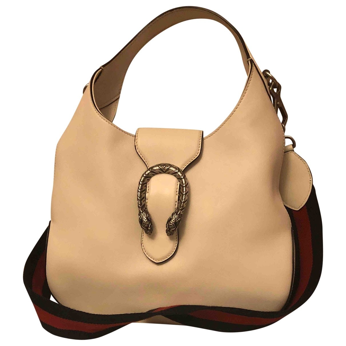 Gucci dionysus ecru leather handbag