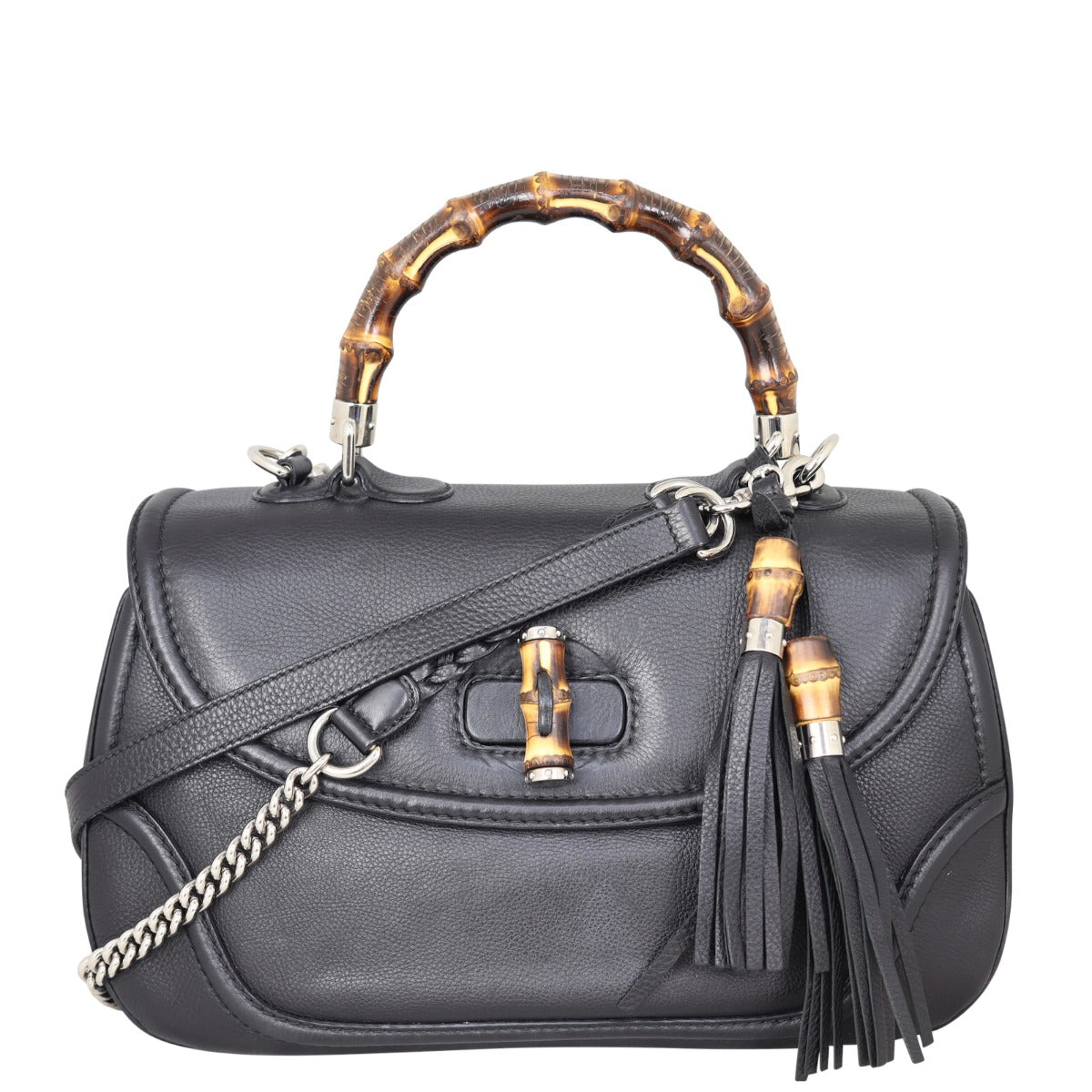 Gucci New Bamboo Top Handle Bag Large