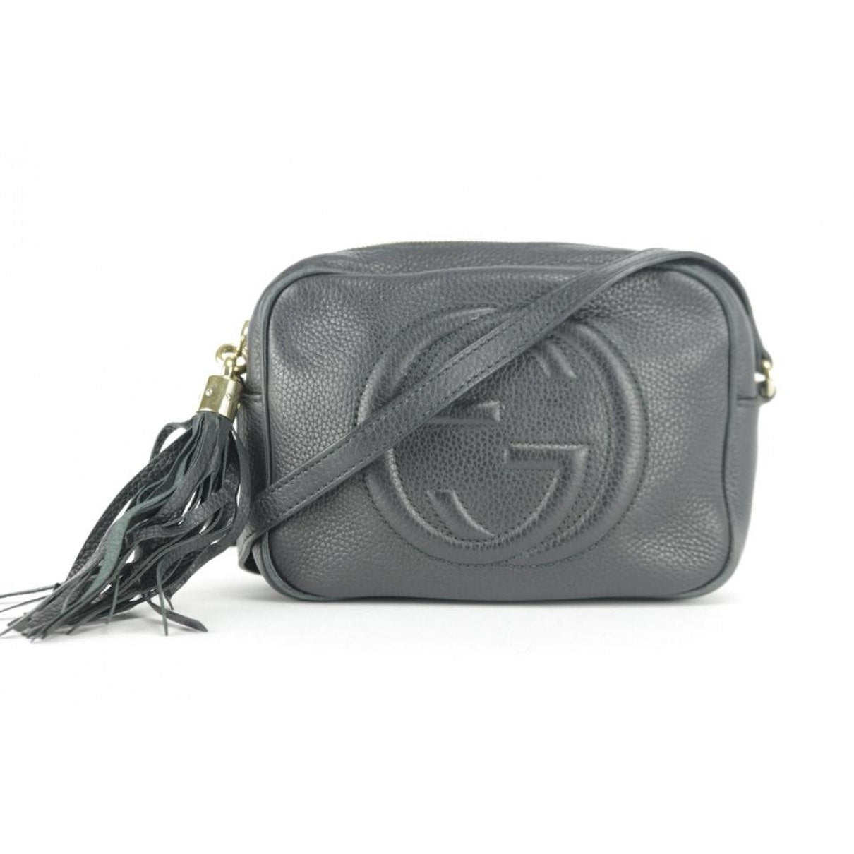 Gucci soho black leather handbag