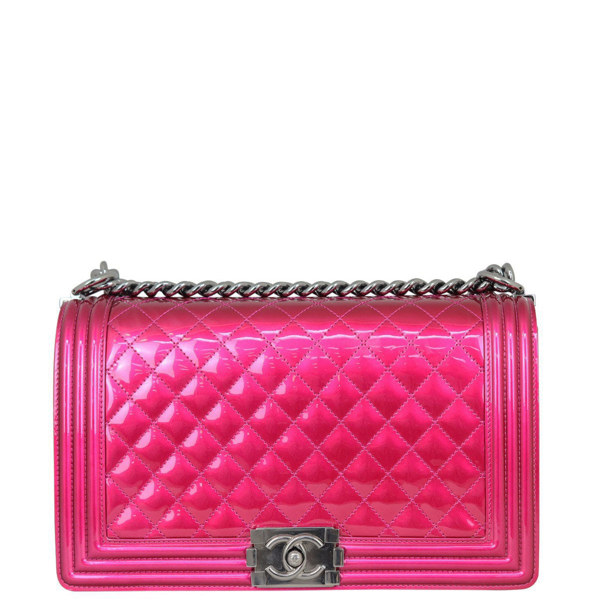 Chanel Boy New Hot Handbag Pink Medium