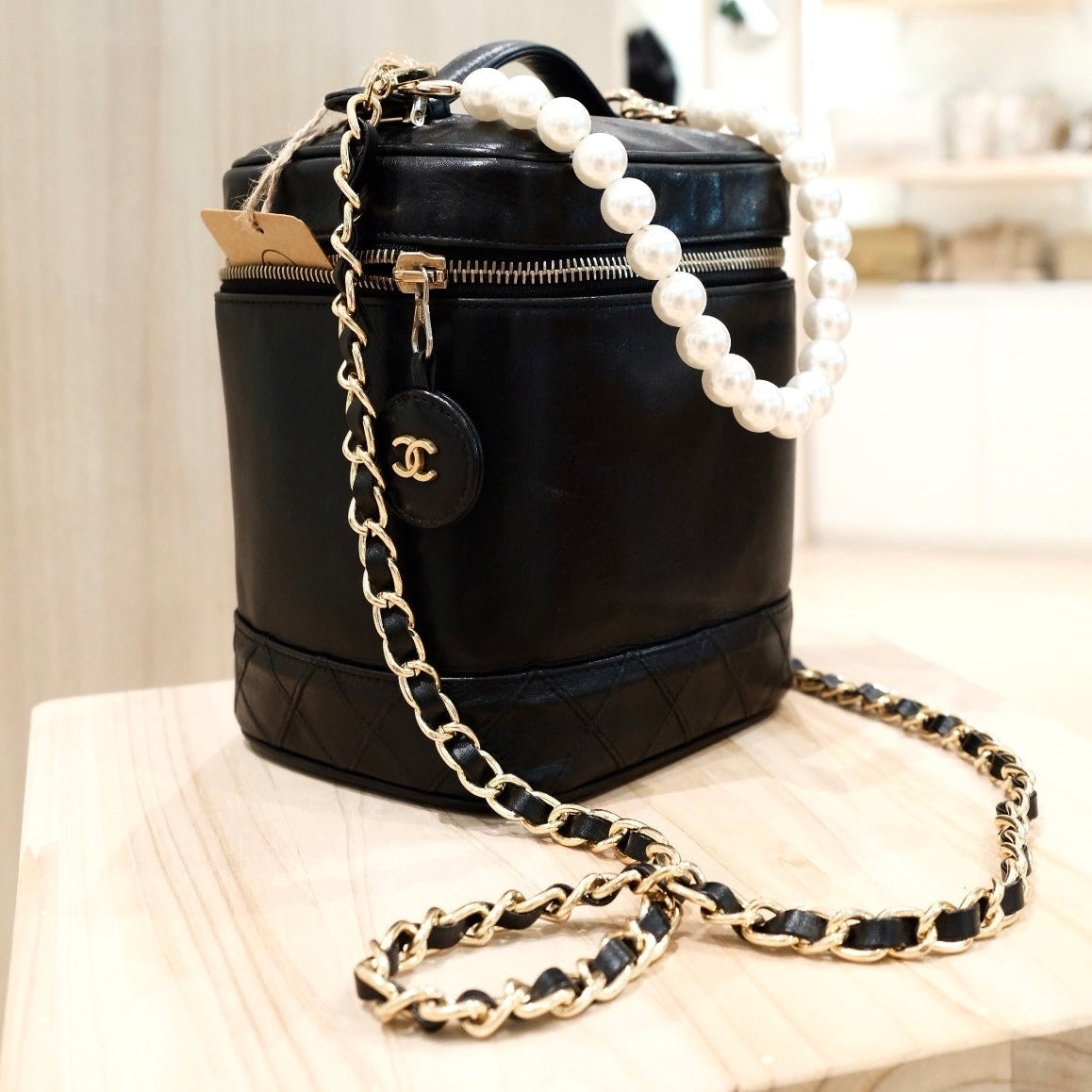 Chanel   lambskin wash handbag