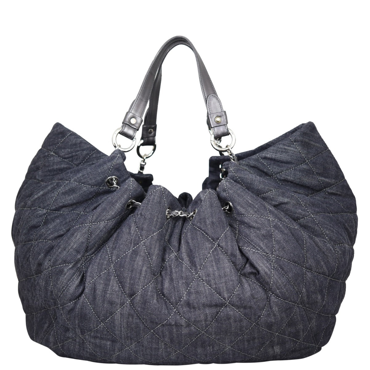 Chanel Coco Spirit XL Cabas Tote Denim Tote Bag