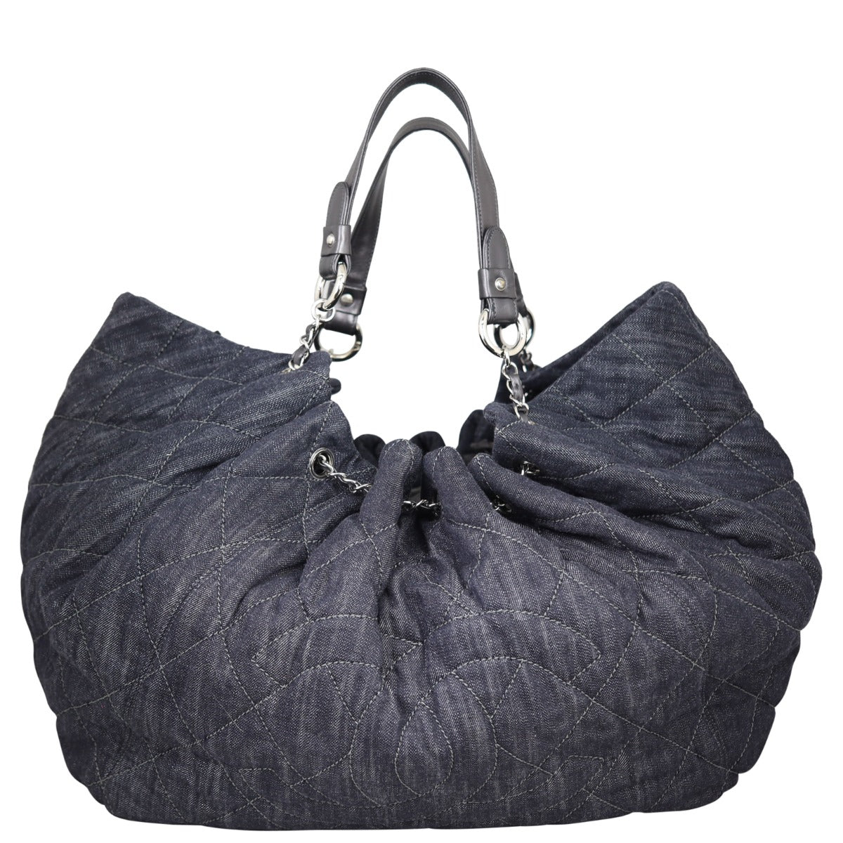 Chanel Coco Spirit XL Cabas Tote Denim Tote Bag