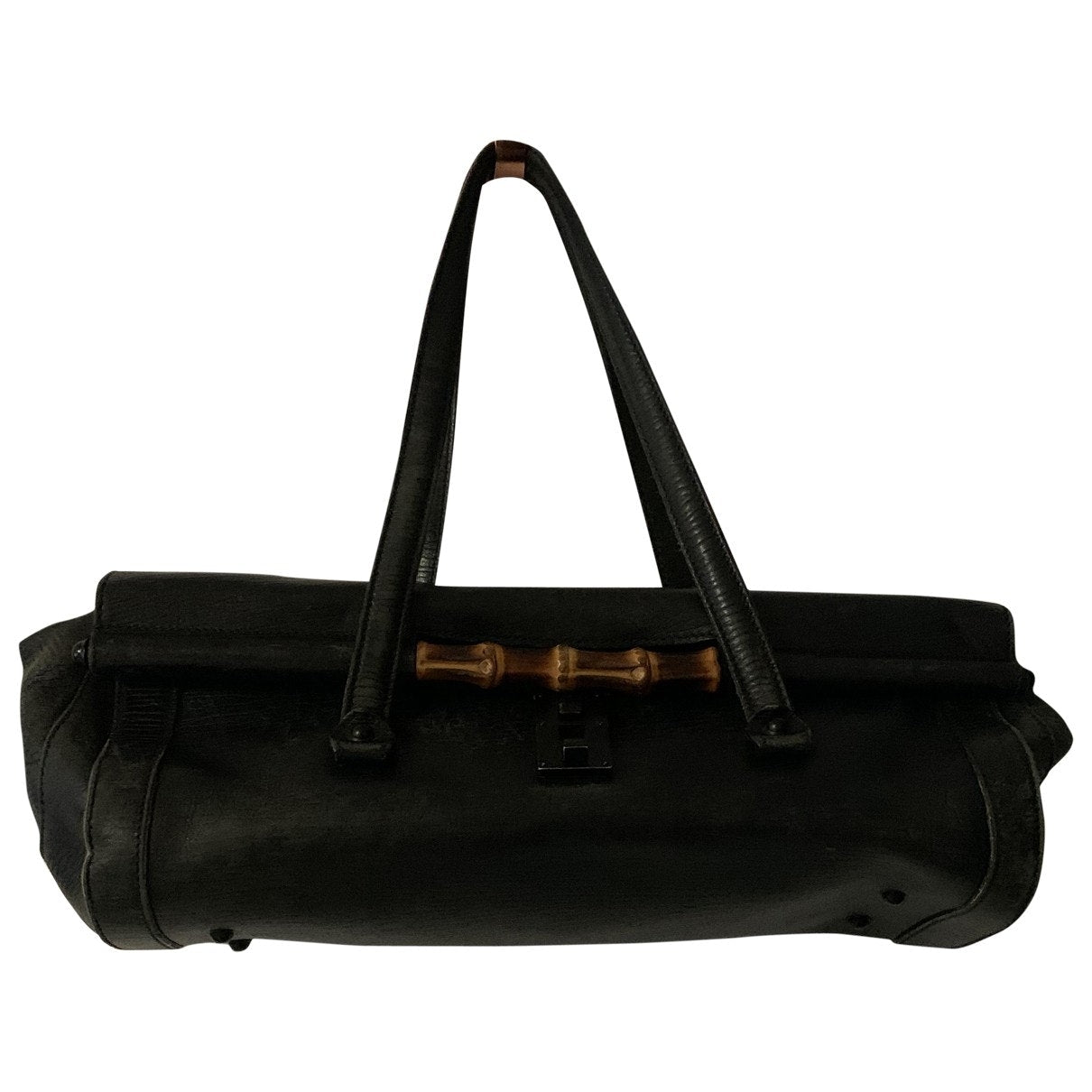 Gucci black leather handbag