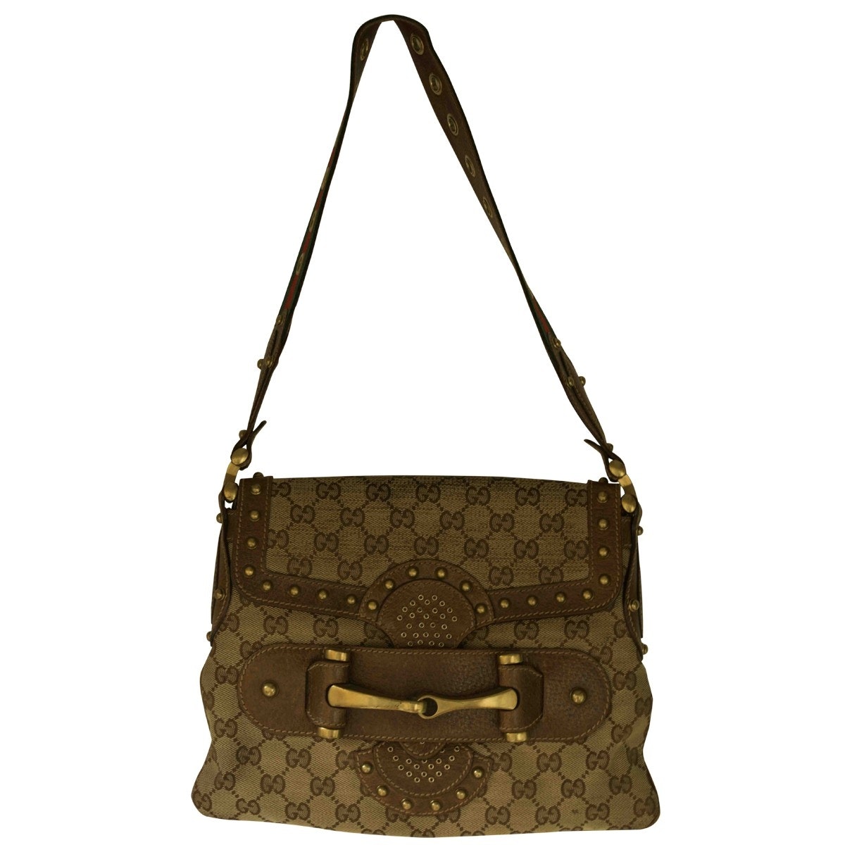 Gucci beige cloth handbag