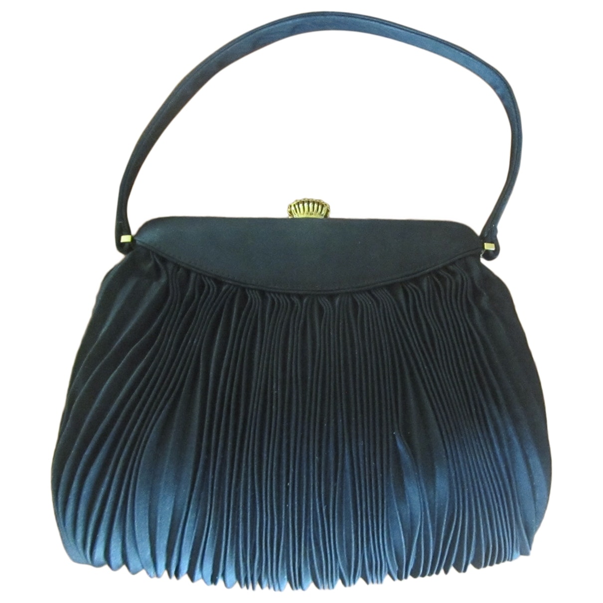 Gucci black silk handbag