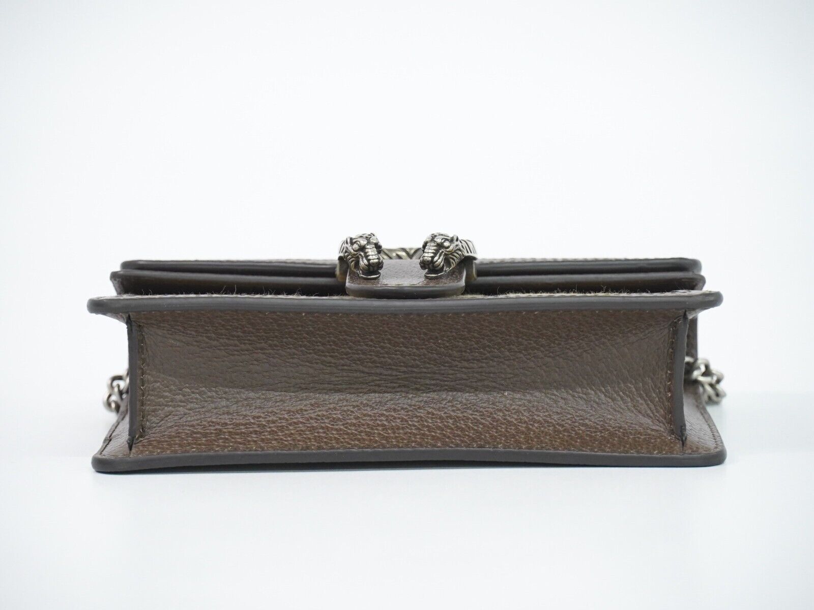 Gucci Dionysus Flap Messenger Bag Shearling Beige Canvas Crossbody Bag Bag