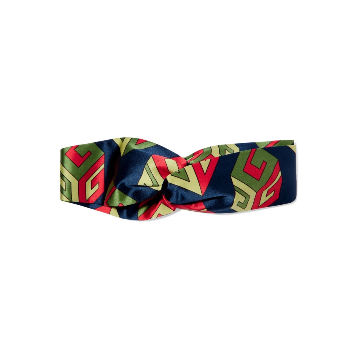 Gucci multicolour silk hair accessories