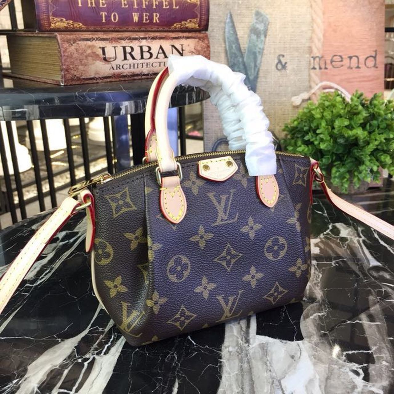 Top Quality Nano Turenne For Women Women Canvas Monogram Crossbody Bag