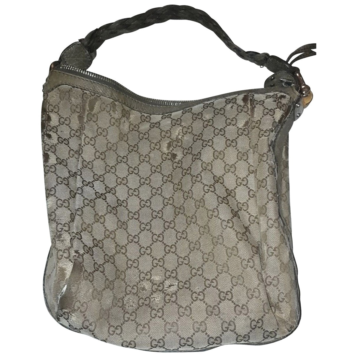 Gucci beige cloth handbag