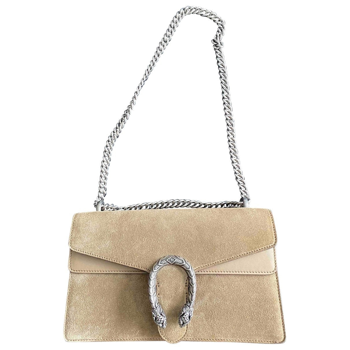 Gucci dionysus beige suede handbag