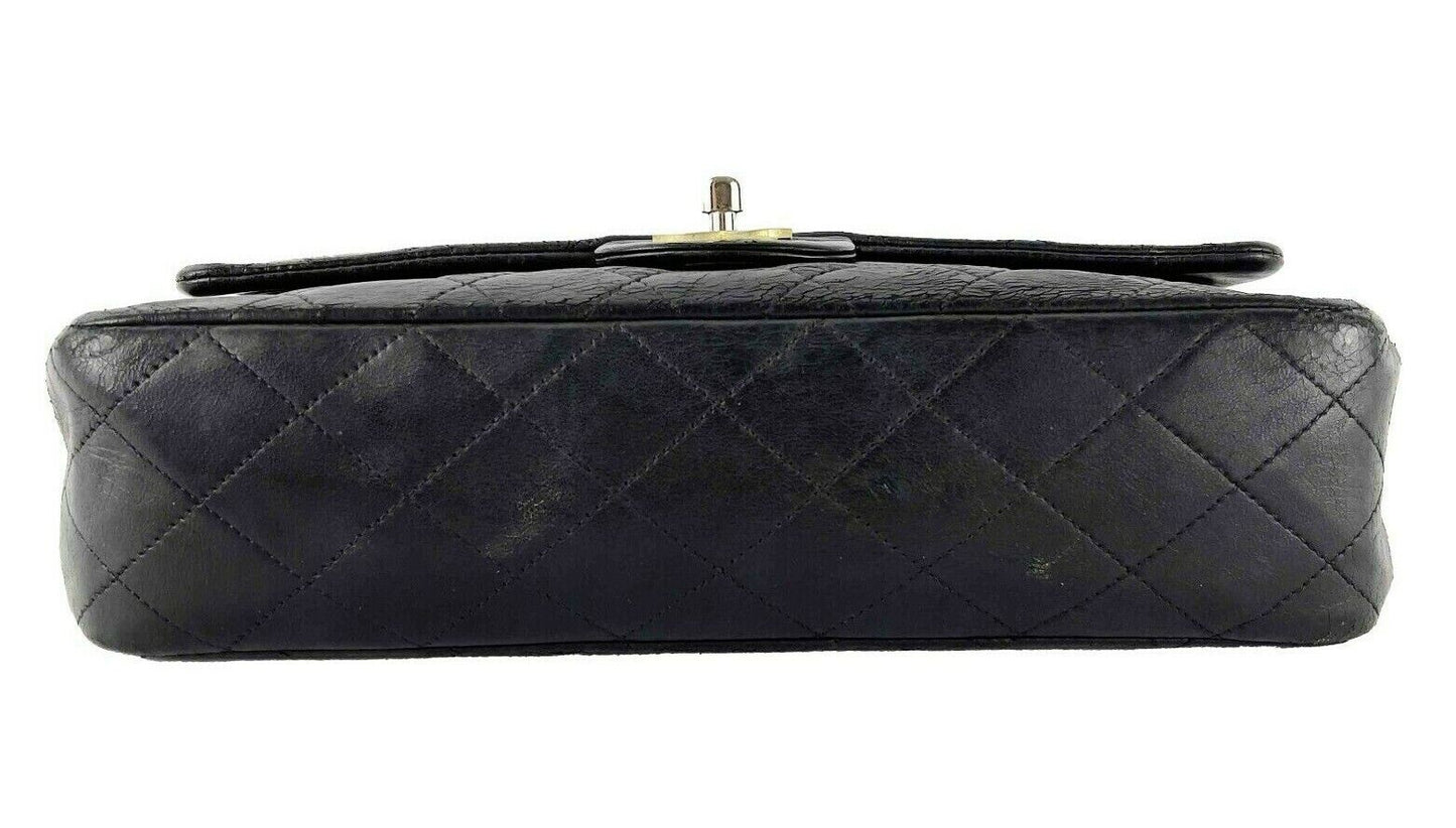 CHANEL-   Medium Classic Double New - Black Shoulder Bag / Crossbody