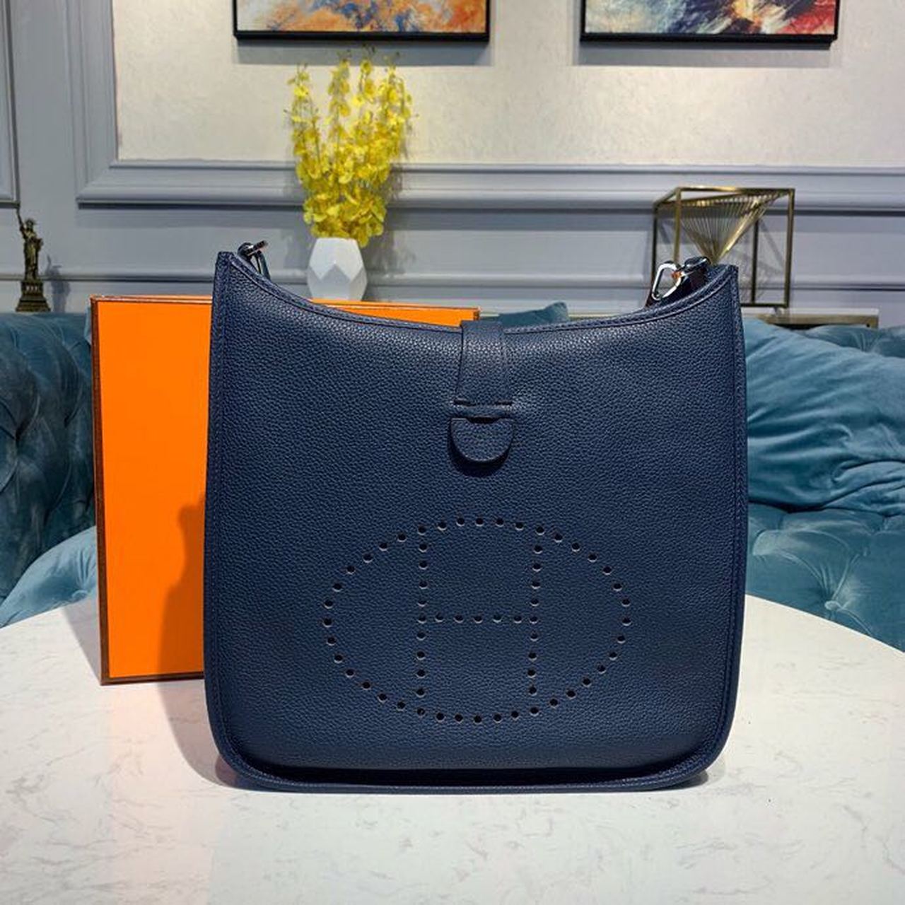 Top Quality Evelyne Iii Gm Bag Navy Blue Travel Bag