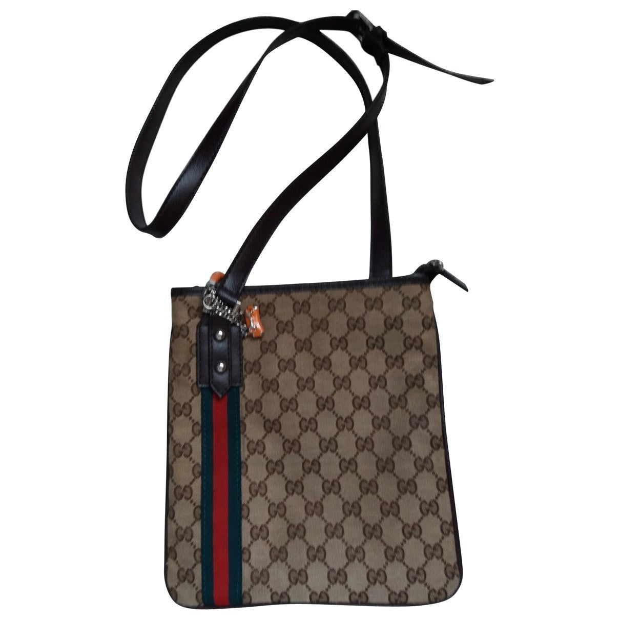 Gucci beige cloth handbag