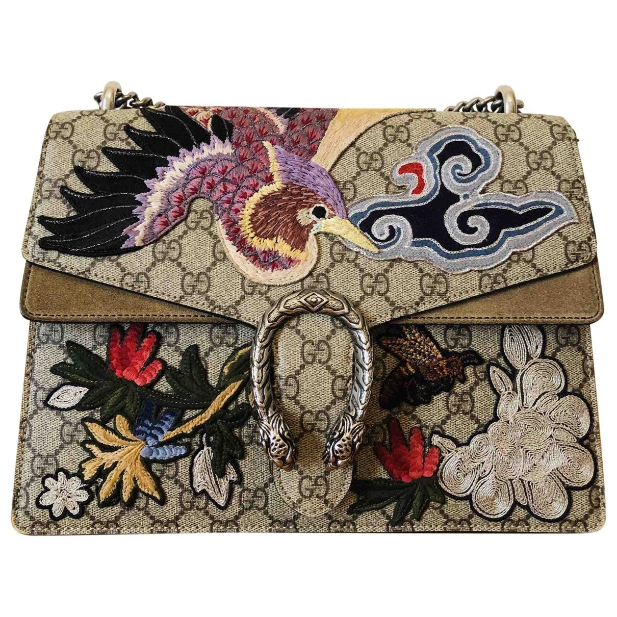 Gucci dionysus beige cloth handbag