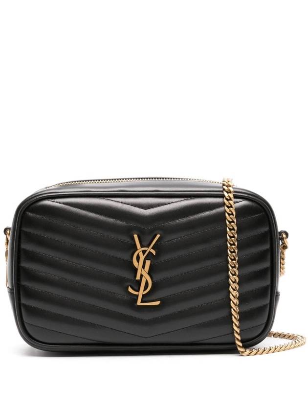 YSL Saint Laurent Luxury Trending Lou Cross Bag Leather Black Small Travel Bag