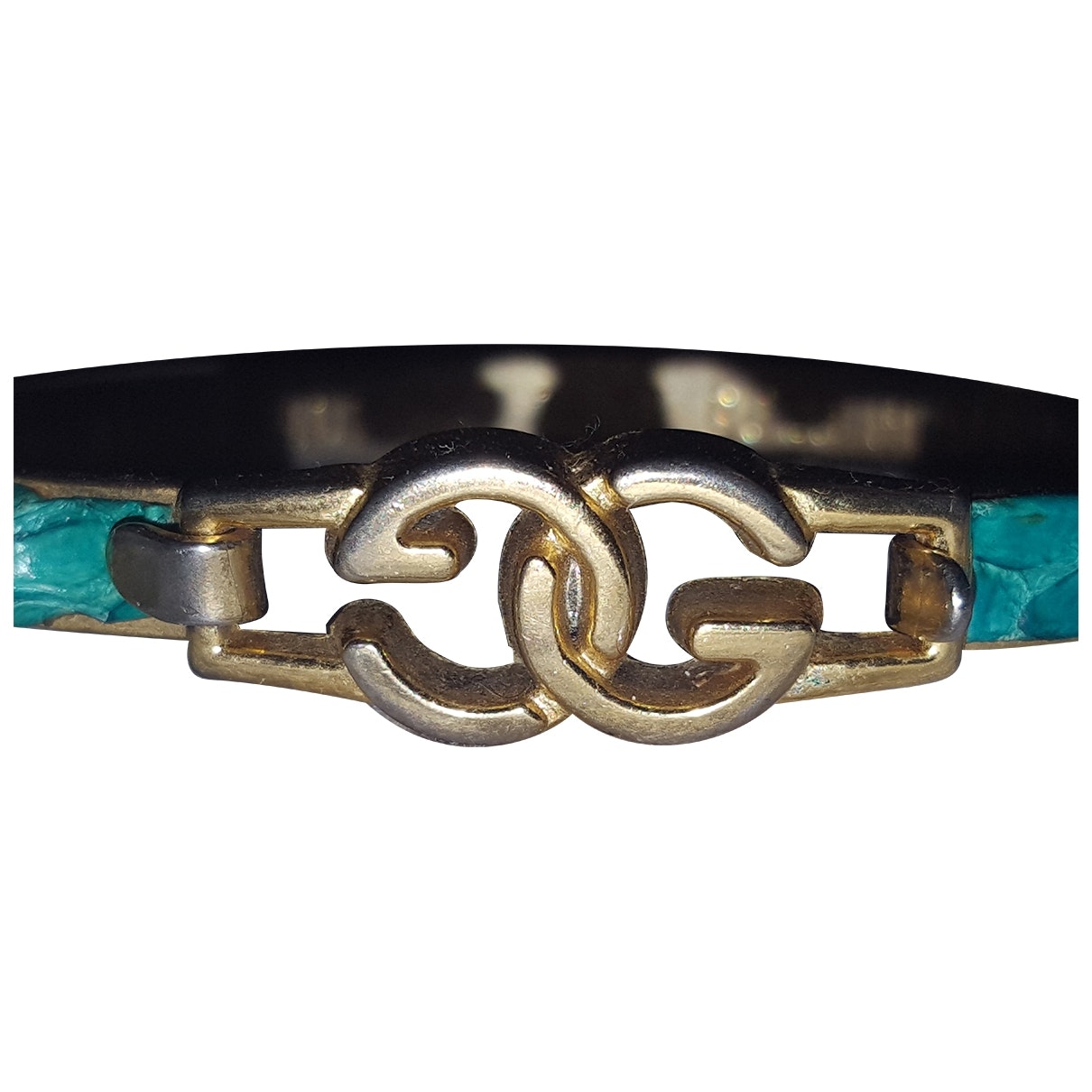 Gucci green exotic leathers bracelets